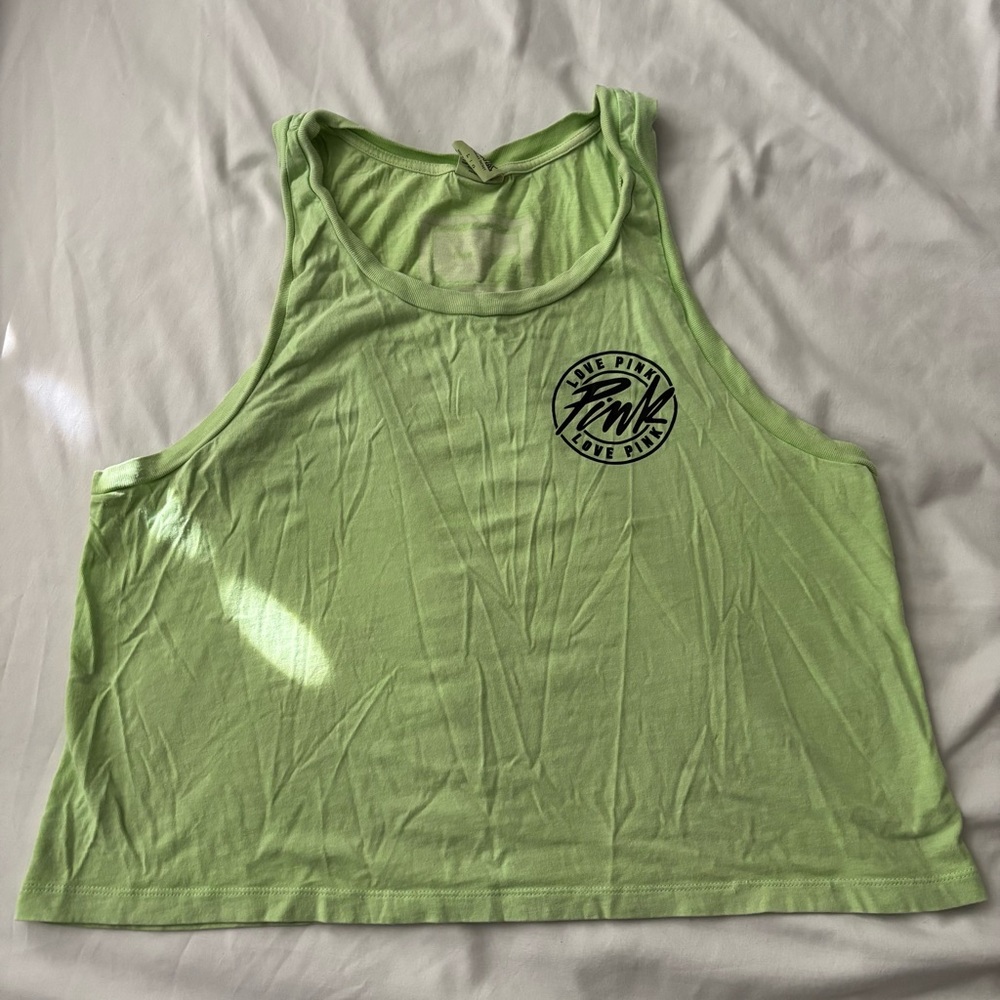 PINK tank top large